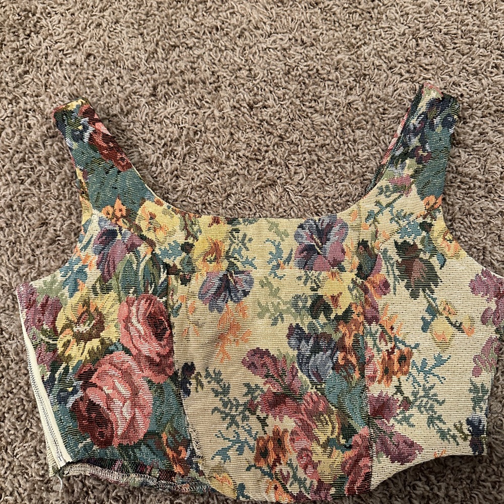 Floral Patterned Women’s Tunic Top